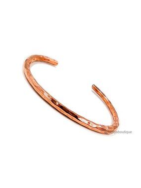 Pure Copper Heavy Bulky Kada Bangle Bracelet Cuff